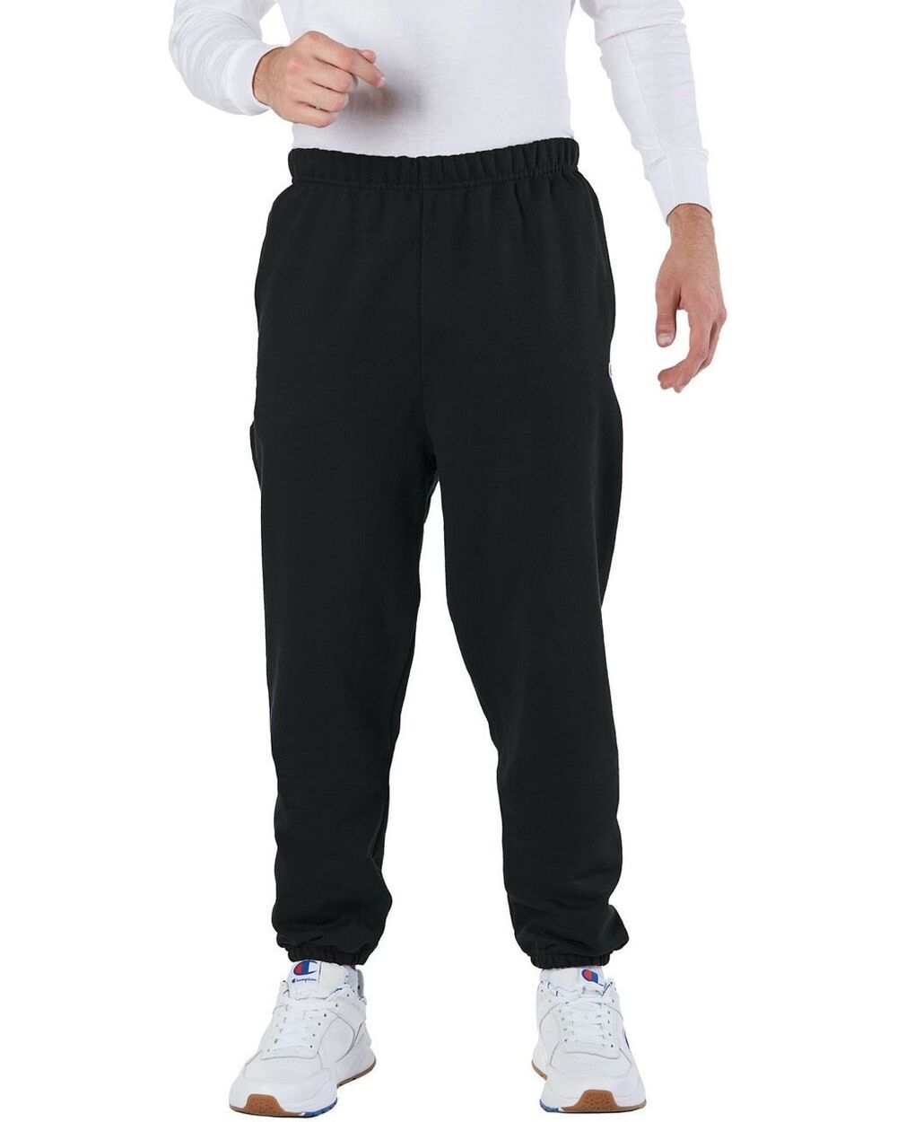 Champion Reverse Weave Sweatpants black sz men's small NEW